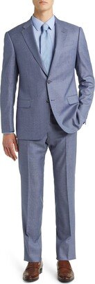 Textured Virgin Wool Suit