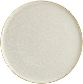 Turgla Home Sand Porcelain Plate Beige Round 11.00 X 11.00 X 0.50