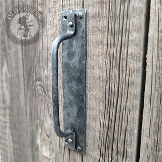 Blacksmith Hand Forged Iron Rustic Drawer Door Handle, Cabinet Pull, Handle Hardware, Cupboard Sliding Handles, Shed Handles