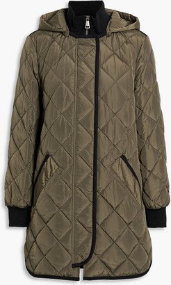 DKNY Sleepwear Quilted shell hooded coat