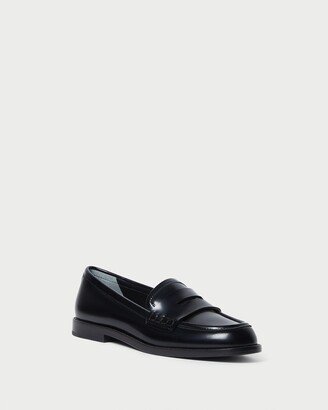 Rachel Black Leather Loafer