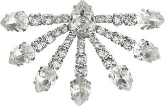 Interlocking G crystal-embellished brooch-AA