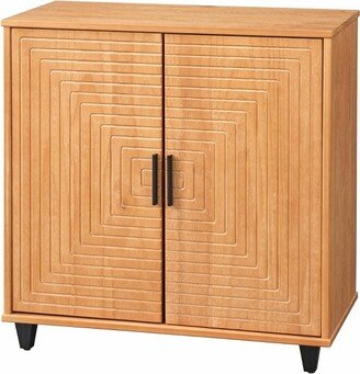 Messina 2 Door Cabinet Natural Pine - Buylateral