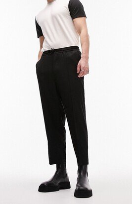 Wide Leg Stretch Crop Pants