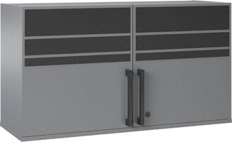 Room & Joy Apex 2 Door Garage Wall Cabinet Graphite