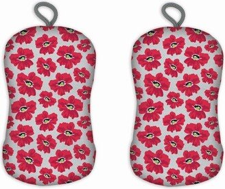 2pk Popy Print Sponge - MU Kitchen