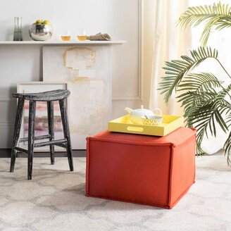 Elaine Burnt Orange Ottoman