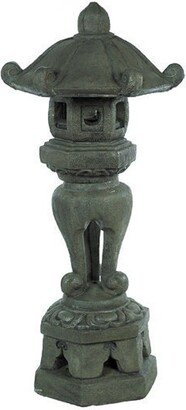 Solid Rock Stoneworks Nagoya Lantern - 43In Tall - Graphite