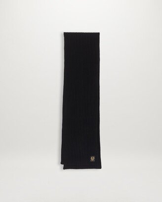 Lambswool Watch Scarf In Black