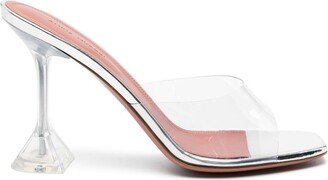 Lupita Glass 95mm transparent mules