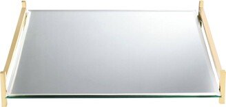 11.75 Square Mirror Tray with Handles