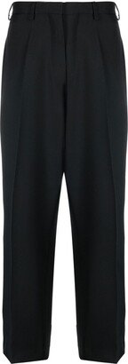 Mid-Rise Straight-Leg Trousers-DE