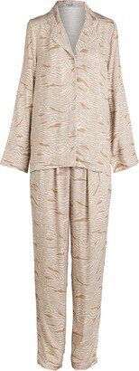 Gingerlilly Sleepwear Ebony Biscuit Animal Print Pj