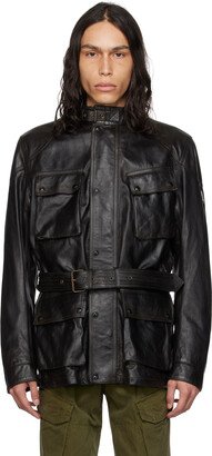 Black Legacy Trialmaster Panther Leather Jacket