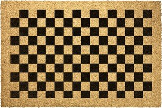 Checkerboard Doormat Outdoor Rug Door Mat Decor Housewarming Summer Winter Christmas House Gift