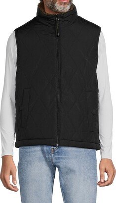 Buchman Faux Shearling Puffer Vest