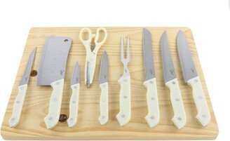 Home Wildcraft 10 Piece Cutlery Set With Cutting Board