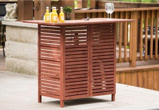 Natural Slated Outdoor Bar with Storage - Regular