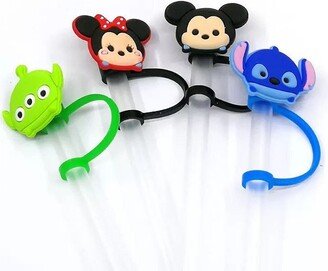 Little Green Men, Mickey, Minnie, Stitch Straw Tip