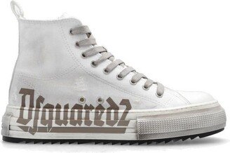 Logo-Printed High-Top Sneakers