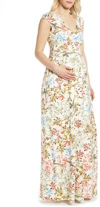 Alana Maternity/Nursing Maxi Dress