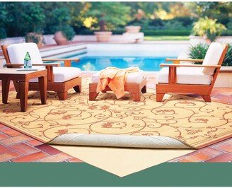 Vantage Con-Tact Brand Eco-Grip Non-slip Rug Pad 90-inch Round - Natural - 7'6 Round