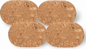 Oval Cork Placemats, Set of 4