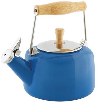 Blue Cove 1.4 Qt. Enamel-On-Steel Sven Teakettle