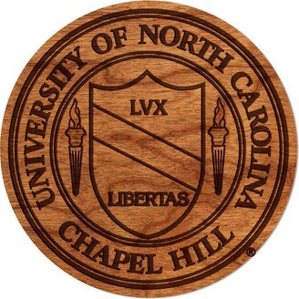 Unc Tarheels Coaster - Crafted From Cherry Or Maple Wood University Of North Carolina Chapel Hill | Unc-AA