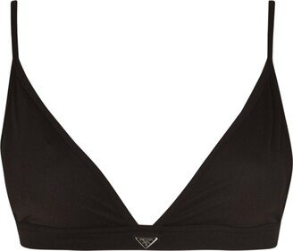 Logo Plaque Sports Bra