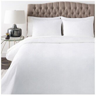 Peyton White Duvet Set With Two Standard Shams