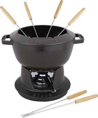 Black Fondue Set (20Cm)