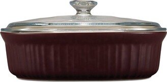 French Colors 2.5qt Oval Ceramic Baking Dish - Cabernet