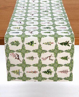 Tableau Reindeer and Trees Table Runner, 72