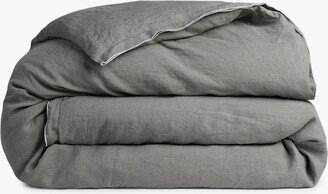 King/Cal King Edged Linen Duvet Cover