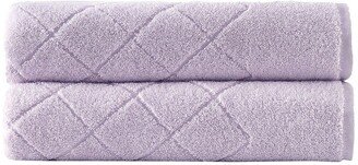 Gracious Turkish Cotton Bath Sheet - Lilac - Set of 2