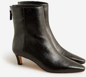 Stevie ankle boots in crinkle leather