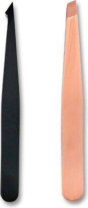 Pointed-Slant & Slant Duo Tweezers