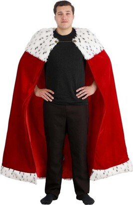 HalloweenCostumes.com Adult's Long Royal Cape Accessory, Black/White/Red