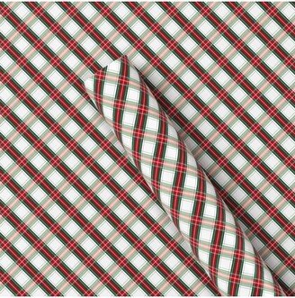 20 sq ft Diagonal Plaid Christmas Gift Wrap Red/White/Green - Wondershop™