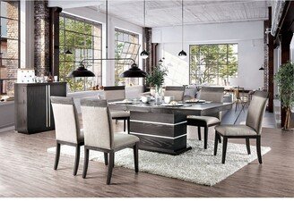 7 Piece Expandable Dining Set in Espresso Finish