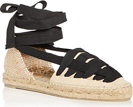 Women's Jean Ankle Wrap Espadrilles