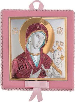 Virgin Mary With Jesus Christ As A Child - Baby Religious Silver Gift Music - Catholic - Orthodox Icon