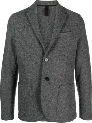 Single-Breasted Cashmere Blazer-AJ