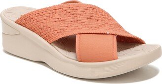 Crisscross Wedge Sandal