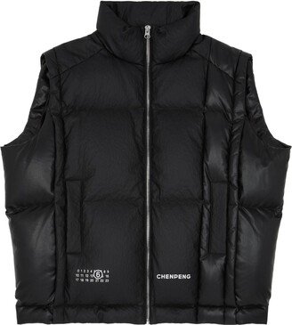 x Chen Peng logo-print padded gilet