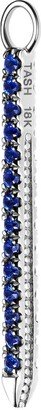 Diamond And Sapphire Eternity Bar Charm (18Mm)