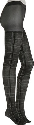 MeMoi Plaid Sheer Tights