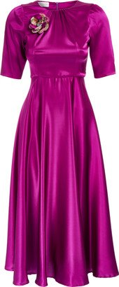 Sofia Tsereteli Silk Satin Gown