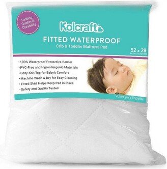 Waterproof Crib and Toddler Mattress Pad